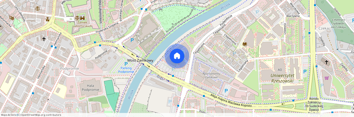 ul. Podwisłocze, Mieszka I, Rzeszów, podkarpackie