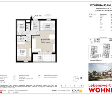 Miete mit Kaufoption nahe Stadtpark! Stabile Mietpreise! - Foto 1