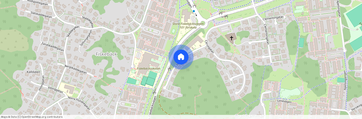 Citrongatan, Västra Frölunda