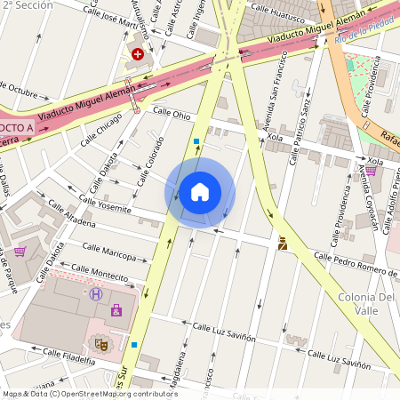 Artemio de Valle Arizpe, Colonia Del Valle Norte, C.P. 03103, Df / Cdmx