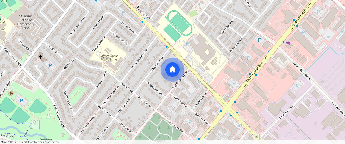 182 Church Street, Brampton, Brampton, Peel, L6V 1G9