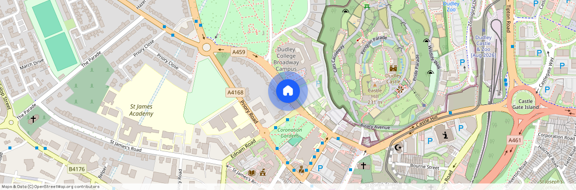 The Broadway, Dudley, UK, Dudley DY1