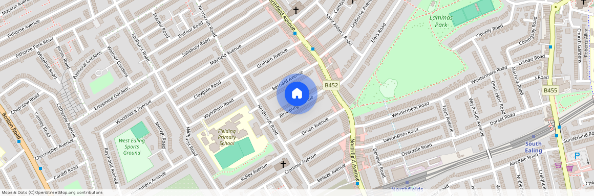 W13, London