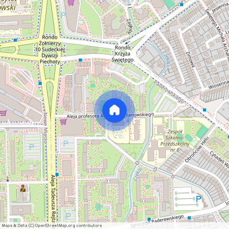 al. prof. Adama Krzyżanowskiego, Paderewskiego, Rzeszów, podkarpackie