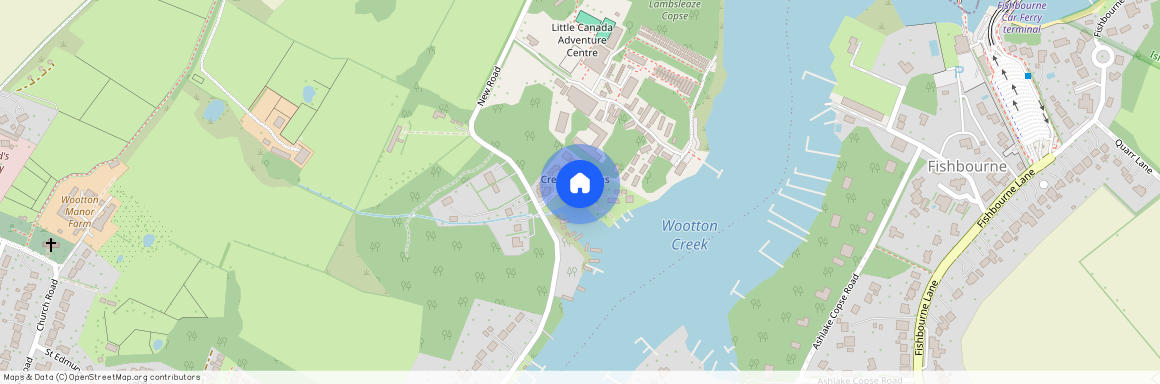 Creek Gardens, Wootton Bridge, PO33