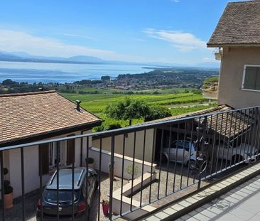 Bel appartement 4.5p / 3 chambres / Terrasse vue lac et montagnes - Photo 1