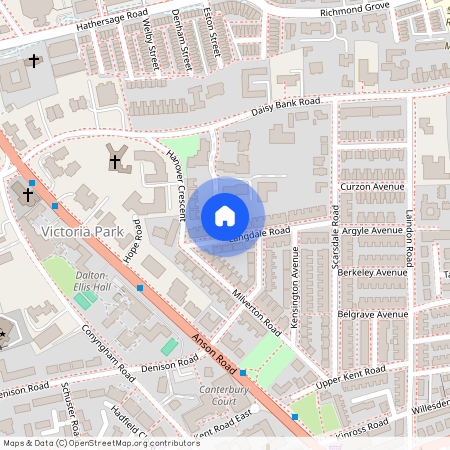 Langdale Road, Victoria Park, M14