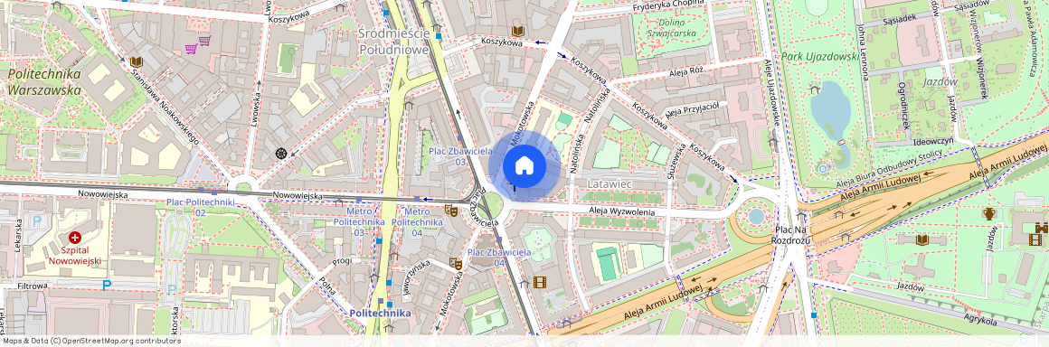 Warszawa, Śródmieście, Śródmieście, Południowe, Mokotowska