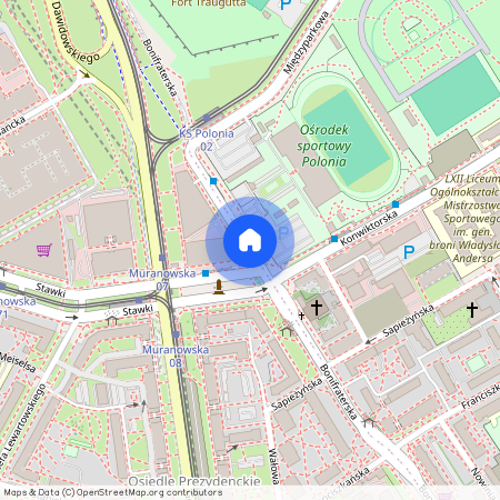 ul. Bonifraterska, Muranów, Śródmieście, Warszawa, mazowieckie