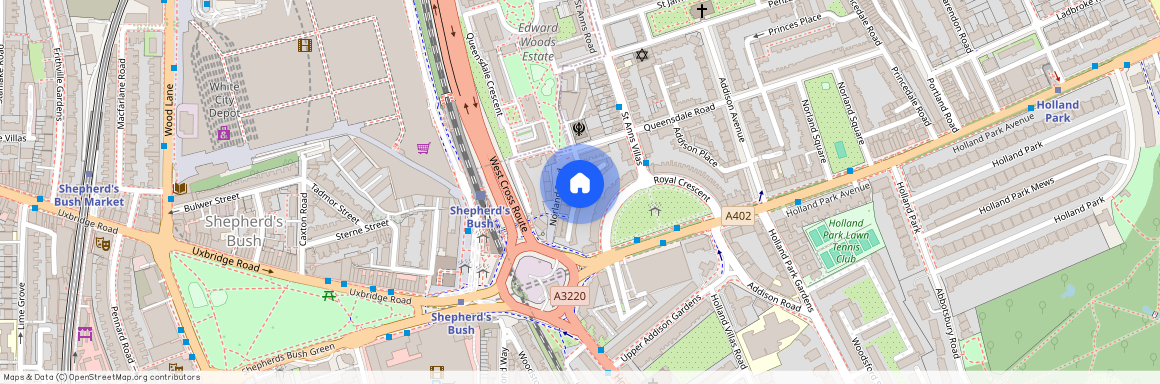 Royal Crescent Mews, Holland Park, London, W11