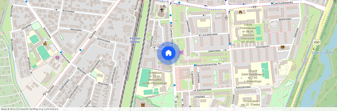 ul. 28 Czerwca 1956 r., Dębiec, Wilda, Poznań, wielkopolskie