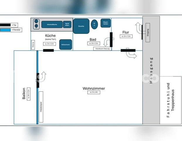 TAUSCHWOHNUNG 1 gegen 3 / 3,5 + - Photo 1