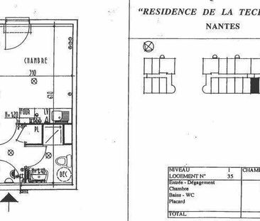 Location appartement t1 18 m² à Nantes (44300) Erdre-Saint-Joseph d... - Photo 4