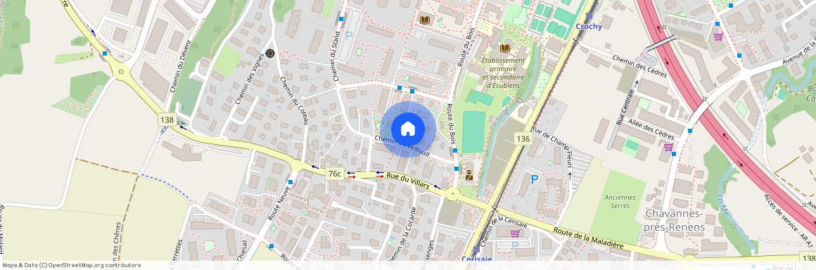 1024, Ecublens VD, Chemin de Veilloud, 27