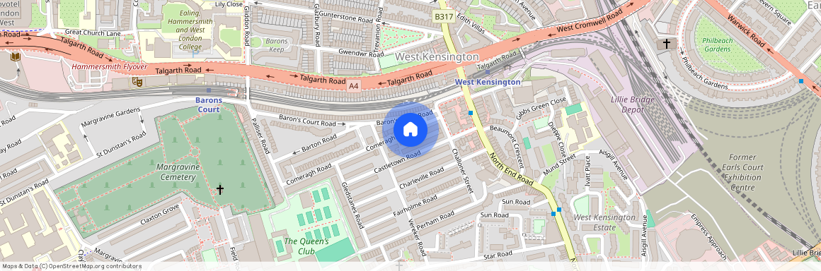 Comeragh Road, Barons Court, W14