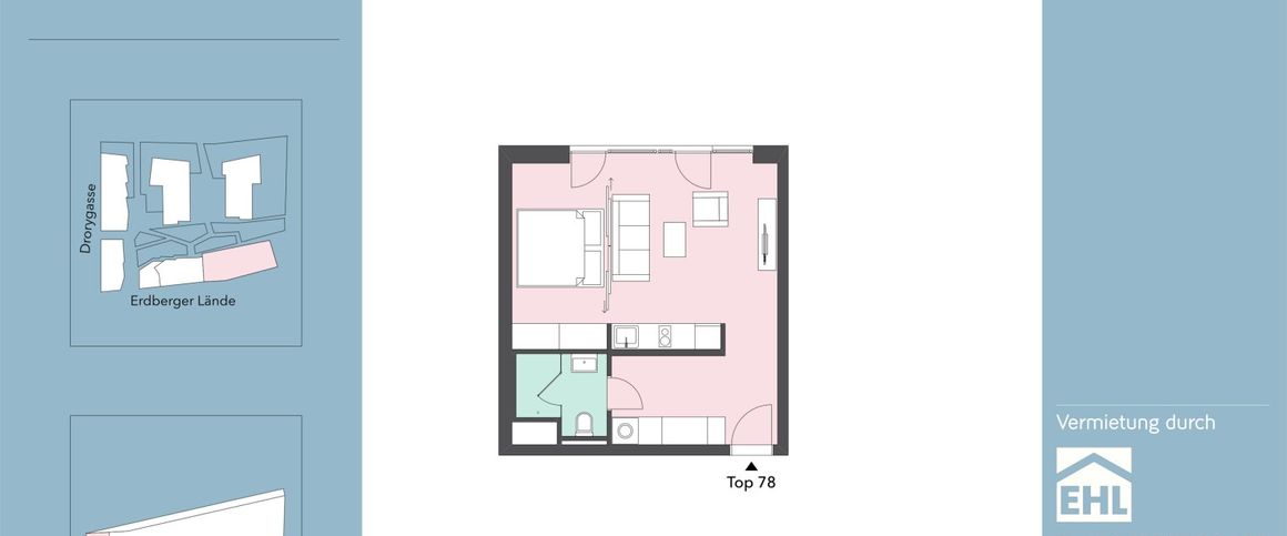 Gemütliche 2-Zimmer an Wohnung an der Lände! - Photo 1