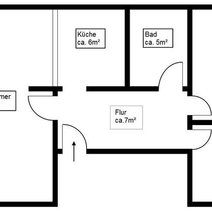 3 Raum-Wohnung mit verglastem Balkon - Foto 3