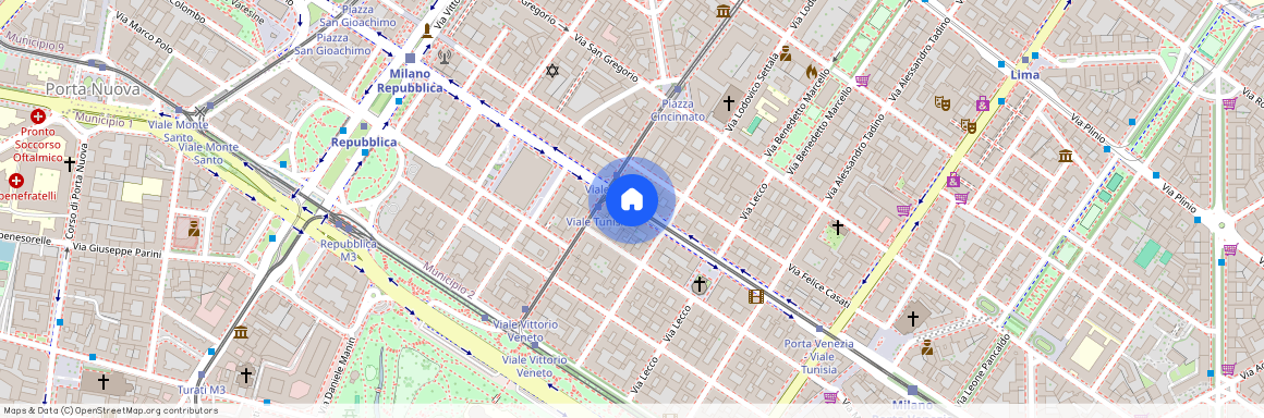 Viale Tunisia, Milan, Lombardy 20124