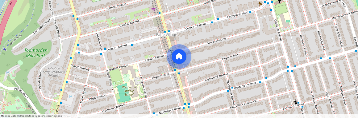 1013 Pape Avenue Unit# B, Toronto