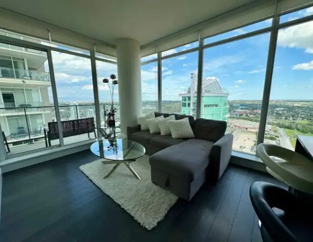 Turn Key - Furnished 2Bed 2Bath Condo with Stunning Views | Short & Long Term | 3405 - 1188 3 Street Southeast, Calgary - Photo 1
