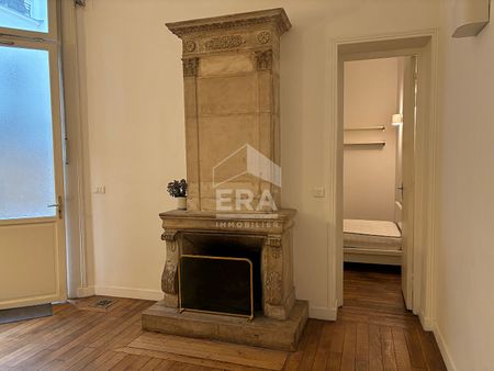Charmant 2 pièces meublé - Belle hauteur sous plafond et cheminée décorative - Photo 4