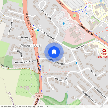 Springwell Road, Durham, County Durham, DH1