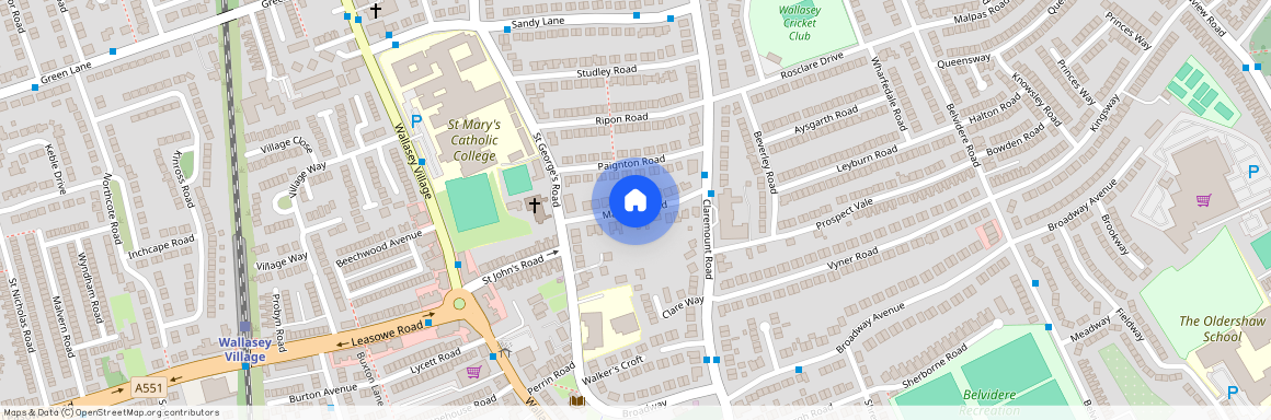 Mayfield Road Wallasey CH45 6TY