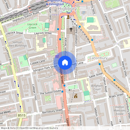 Compton Terrace, Canonbury, London, N1