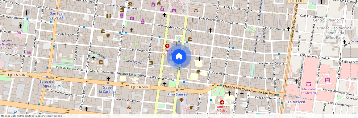 José María Pino Suárez #45, Colonia Centro (Área 2), C.P. 06010, Df / Cdmx