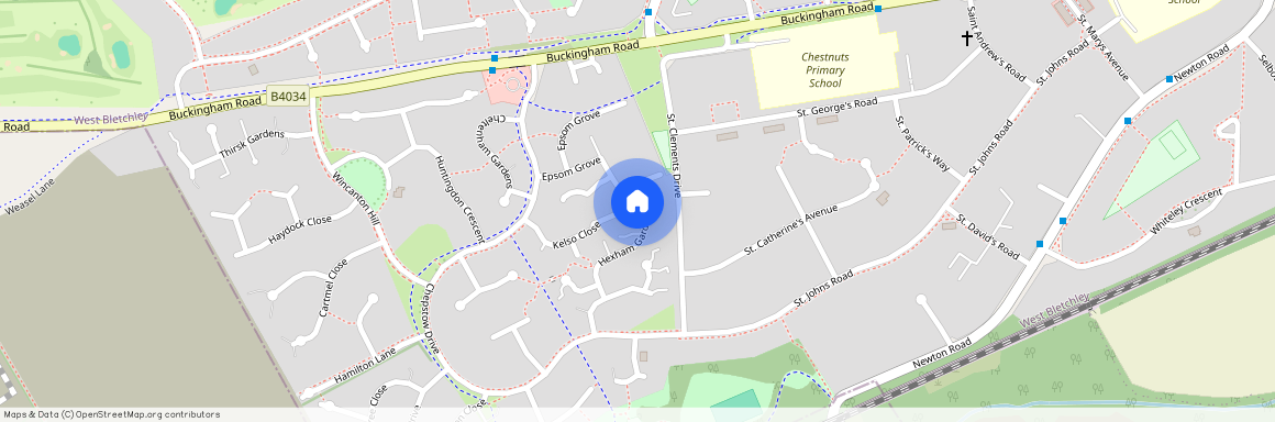 Hexham Gardens, Bletchley, Milton Keynes, MK3