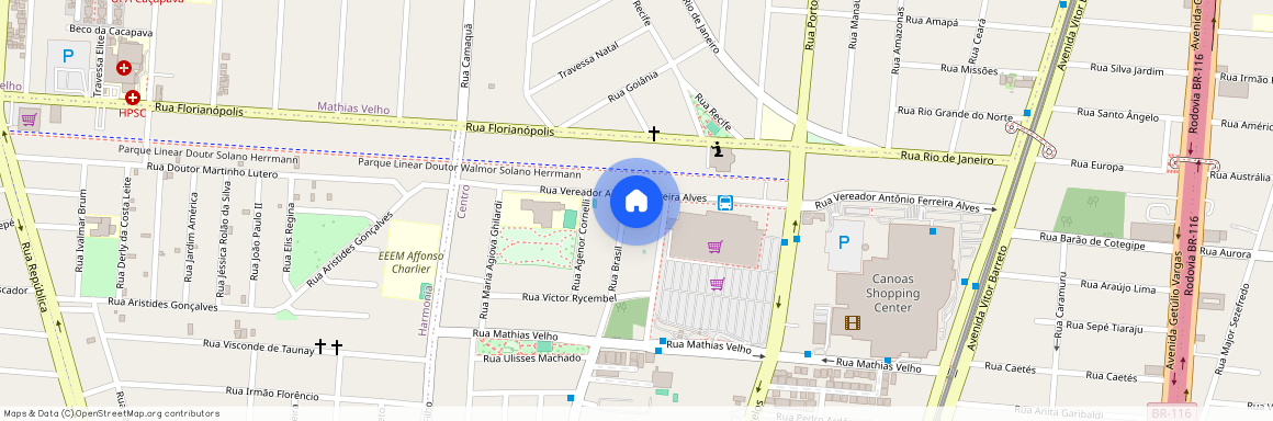 Rua, VEREADOR ANTONIO FERREIRA ALVES, 570, Centro, Canoas