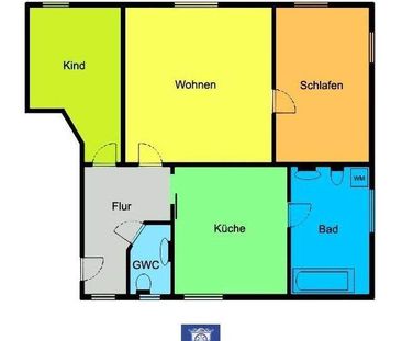 Gemütliche helle 3-Zimmerwohnung mit Wohnküche, Tageslichtbad und G... - Photo 6