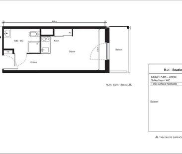 Location Appartement 1 pièce 18m² NIMES 30000 - Photo 2