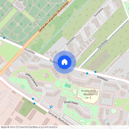 ul. Kozielska 106, Wojska Polskiego, Gliwice, śląskie