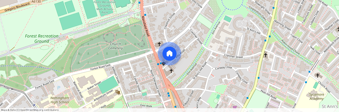 7 Villa Road, Nottingham, Nottinghamshire, United Kingdom, NG3 4GG