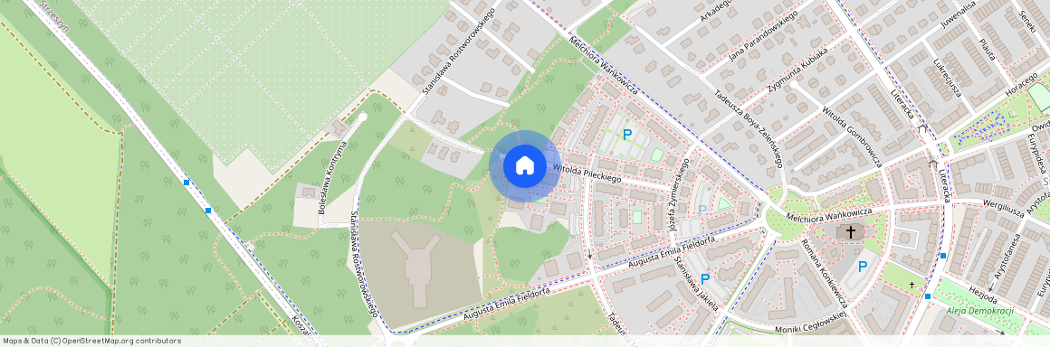 ul. Witolda Pileckiego, Strzeszyn, Jeżyce, Poznań, wielkopolskie