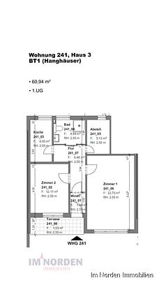 Wohnen auf der Wilhelmshöhe in Eutin: 2-Zimmer-Wohnung mit sonniger Terrasse zu mieten - Foto 1