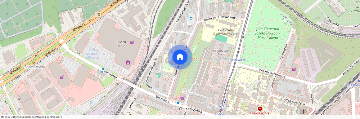 Xawerego Dunikowskiego, POMORZANY, SZCZECIN, ZACHODNIOPOMORSKIE