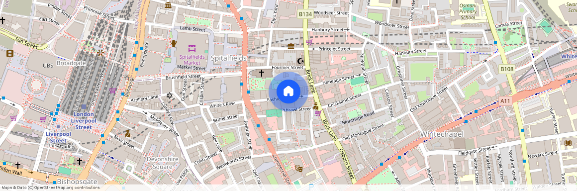 Fashion Street, Spitalfields, London. E1