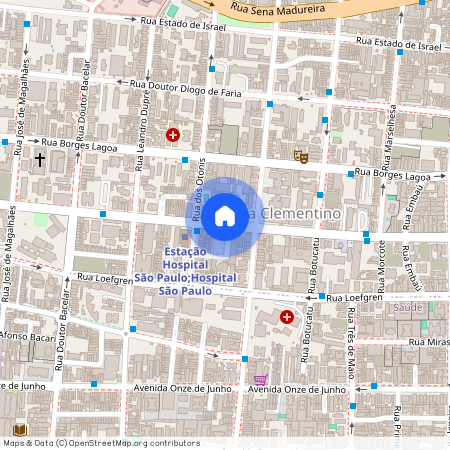 Rua Pedro de Toledo, Vila Clementino, Vila Clementino, São Paulo
