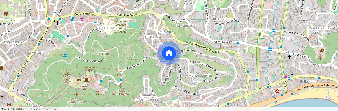 Malagueta - Monte Sancha, Málaga