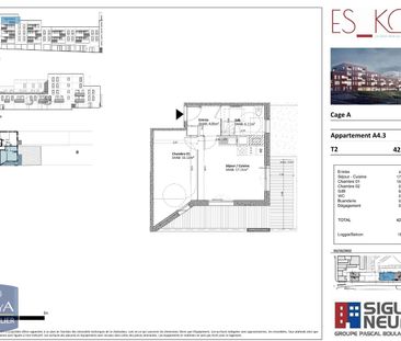 Location Appartement 2 pièces 42m² VALENCIENNES 59300 - Photo 3