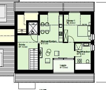 Naturnah Wohnen - moderne Dachwohnung in Rothenfluh - Foto 5