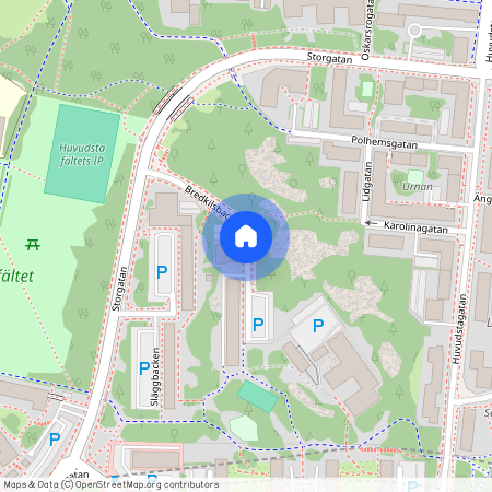 Bredkilsbacken, Solna