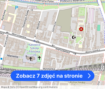 Wynajmę kawalerkę – Katowice, ul. Warszawska 28 (Centrum) - Zdjęcie 1