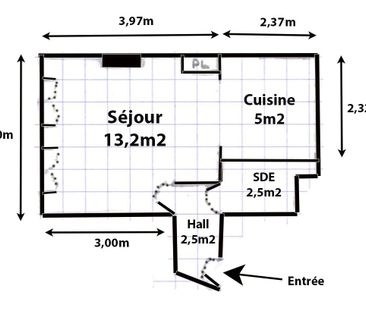 Location Appartement 1 pièce 23m² MARSEILLE 5ème - Photo 5