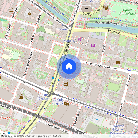 pl. Tadeusza Kościuszki, Przedmieście Świdnickie, Stare Miasto, Wrocław, dolnośląskie