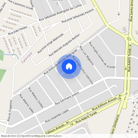 Rua Dalnei Gilbert Fanchin, Cará-Cará, Ponta Grossa - PR, 84033-001, Brazil