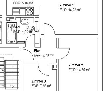 Freundliche 3 ZKB in ruhiger Lage! - Foto 3