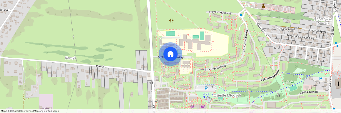 ul. Stefana Żeromskiego, Olkusz, Olkusz, olkuski, małopolskie